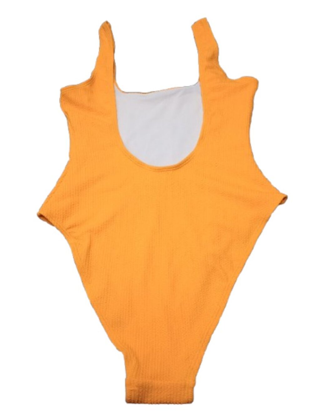 NWT Shekini Bikini Ribbed Fabric Golden-Yellow Women's Size S